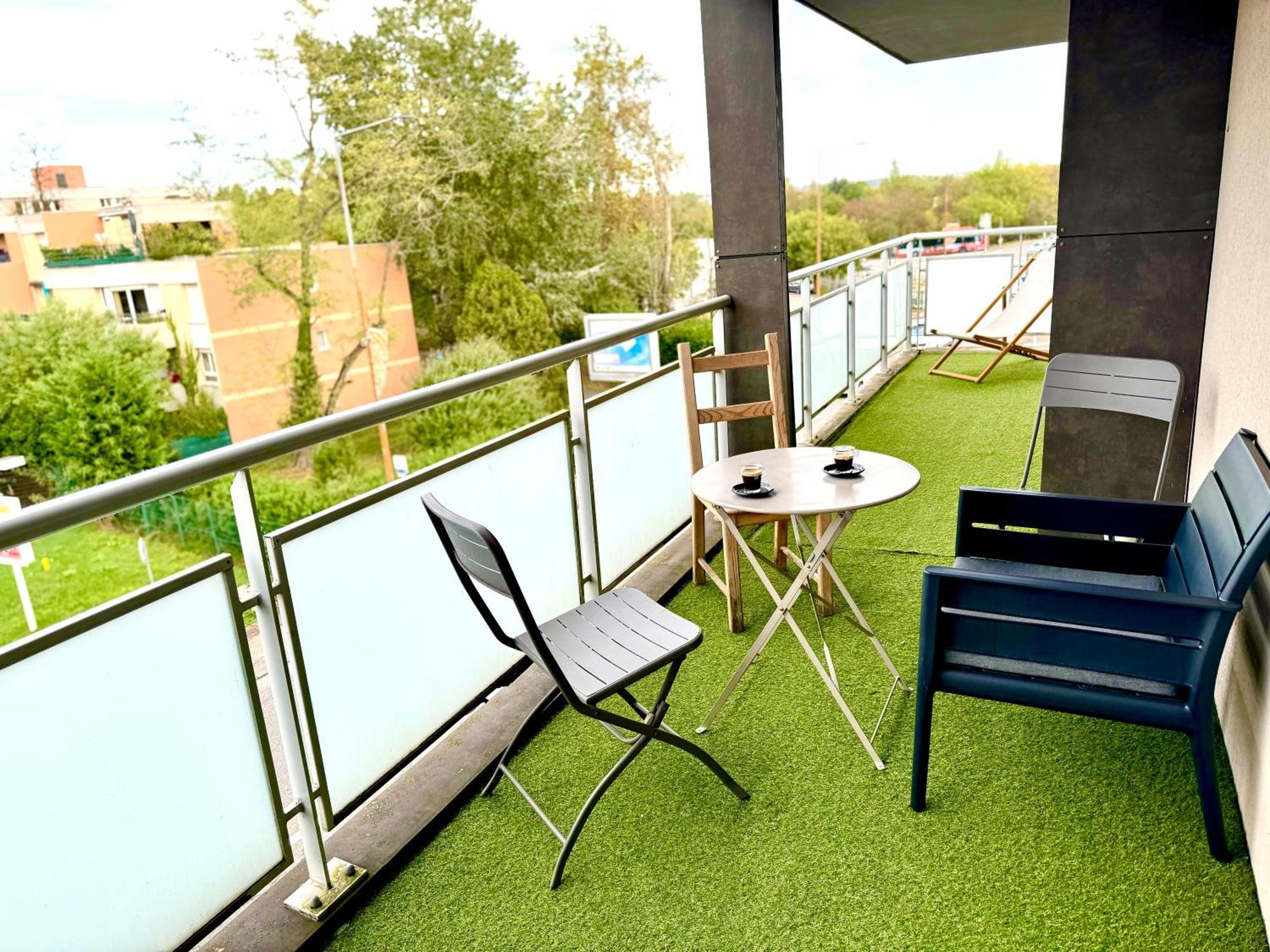 Bel Appartement T3 De 60M2 Avec Parking, Terrasse, Proche Du Metro Et Du Periph Toulouse Exteriér fotografie
