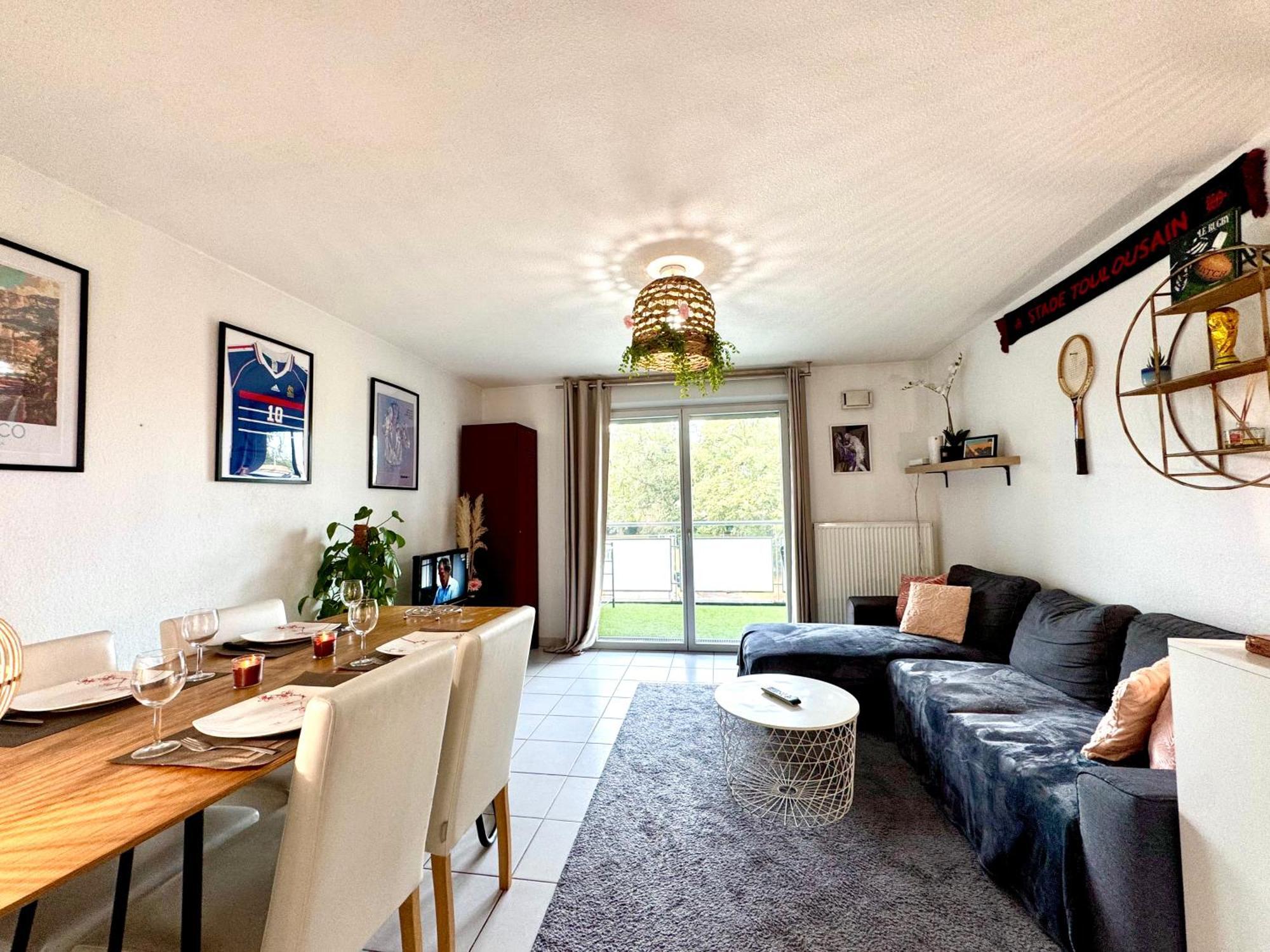 Bel Appartement T3 De 60M2 Avec Parking, Terrasse, Proche Du Metro Et Du Periph Toulouse Exteriér fotografie